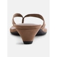 thumbnail image 3 of No Boundaries Women's Cone Heel Thong Sandals, 3 of 5