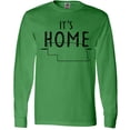 thumbnail image 3 of Inktastic It's Home- State of Nebraska Outline Distressed Text Long Sleeve T-Shirt, 3 of 5
