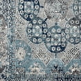 thumbnail image 5 of HomeRoots 531885 10 ft. Medallion Power Loom Runner Rug, Gray, 5 of 10