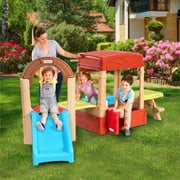 Simplay3 Sunny Slide and Climb Picnic Playhouse