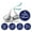 Navy Blue, variant on Darling Souvenir Candy Favor Bridal Shower Party Theme chocolate Stickers 190 Pcs-Burgundy