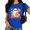 Blue, variant on Cozymy SUMMERWEEN Ghost Graphic Tee Short Sleeve Crewneck Halloween Top