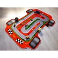 thumbnail image 2 of Red Race Car Rug 2x3 Feet Kids Rug Race Track Rug,Rug for Boys and Girls Machine Washable Non-Slip Backing Kids Rugs,Toy Car Mat,Kids car Carpet, 2 of 8