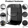 thumbnail image 5 of Pop Up Pod 1 Person, Portable Instant Outdoor Pod Shelter for Camping & Sports, Blocks Wind Rain Sun, Quick Assembly (39x39x59 Inches), 5 of 6