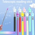 thumbnail image 5 of JilgTeok 3 Packs Telescopic Stainless Steel Retractable Classroom Pointer Commands Batonss Finger Pointer Reading Teaching Whip for Teacher Classroom Home Batonss Pen Clearance, 5 of 5