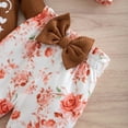 thumbnail image 6 of mgoYE Newborn Baby Girl Clothes Preemie Baby Girl Outfits Romper Fall Winter Outfits Gifts for Girls Cute Pant Sets, 6 of 9