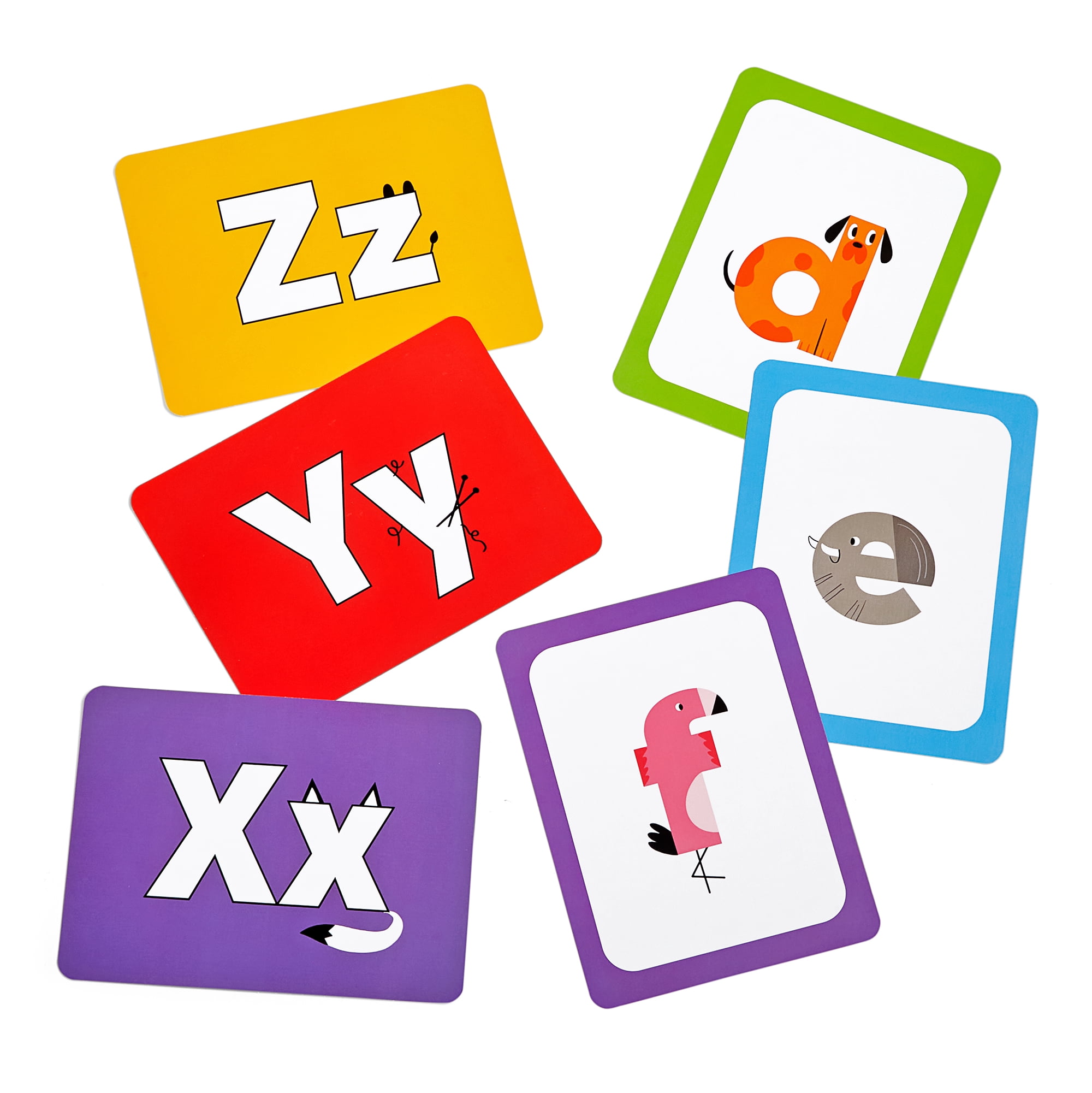 hand2mind Alphabet Picture Mnemonic Flash Cards Montessori ABC Learning, 26 Count
