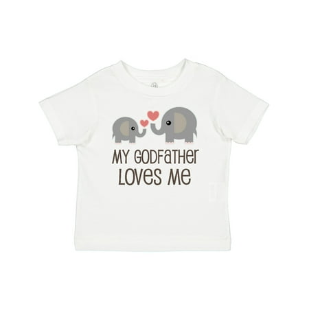

Inktastic My Godfather Loves Me Godson Gift Baby Boy or Baby Girl T-Shirt