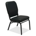 thumbnail image 2 of Lorell, LLR59596, Vinyl Back/Seat Oversized Stack Chairs, 2 / Carton, 2 of 3