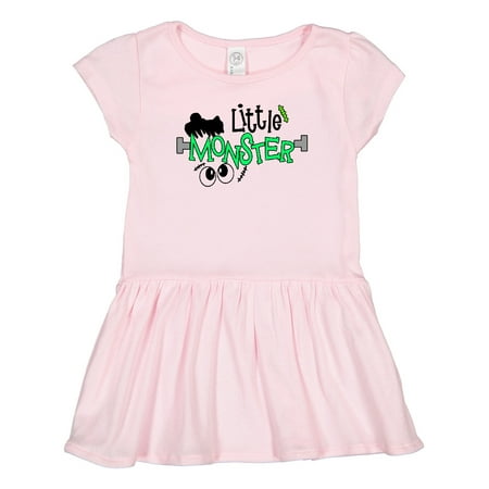 

Inktastic Halloween Little Monster Gift Toddler Girl Dress