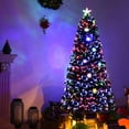 Costway 6ft PreLit Fiber Optic Christmas Tree Multicolor Lights