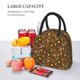 thumbnail image 5 of Fotbe Chrysanthemum turkey Bolsa de Almuerzo con Estampado, Lonchera Aislada, Contenedor de Comida Reutilizable Tipo Cooler a Prueba de Fugas, 5 of 6