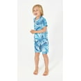 thumbnail image 4 of Hawaii Hangover Boy Aloha Luau Shirt Cabana Set in Simply Blue Palms, 4 of 5