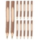 thumbnail image 1 of 12pcs Cortezas de madera Bolígrafos Bolígrafo creativo Fuente de papelería de oficina escolar (13 cm), 1 of 5
