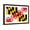 Brown Frame, variant on Art.com Maryland - State Flag Art Print by Lantern Press, White Frame Wall Art, 29" x 21"
