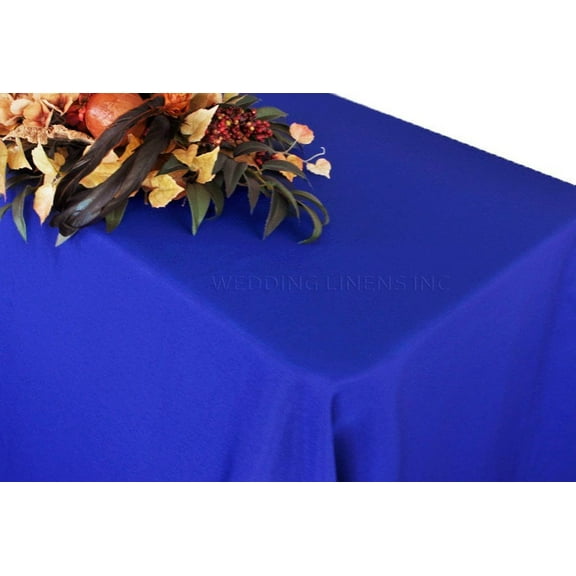 Wedding Linens Inc. 54"x96" Rectangular Polyester Table Cover Tablecloth for event, wedding, decoration use - RoyalBlue