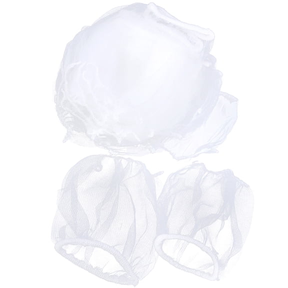 COMPUKAS 30Pcs White Sink Strainer Bag Fine Mesh Mesh Net for Kitchen Sewer Filter