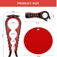 thumbnail image 5 of Jar Opener for Seniors With Arthritis, 5 in 1 Multi Function Bottle Opener Lid Opener For Arthritic Hands Weak Hands with Non Slip Rubber Jar opener Gripper Pad, 5 of 6