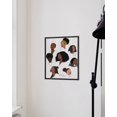 thumbnail image 6 of HAUS AND HUES Black Girl Wall Art & Hair Posters for Women - Black Women Art & African American Posters for Wall | Black Woman Wall Art & African Art Pictures Hairstyle Collage (Black Framed, 12x16), 6 of 6