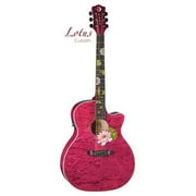 Luna Flora Lotus GC quilt maple with cust fbd, FLO LOT CUST