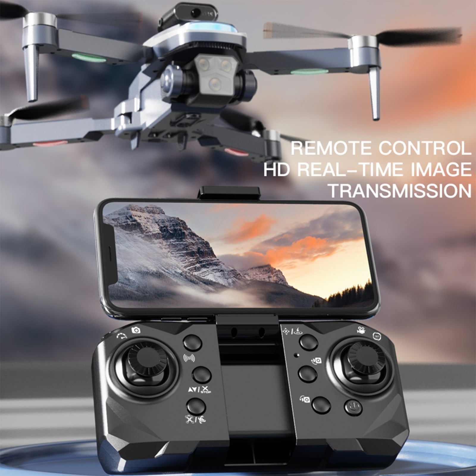 Drone with Camera for Kids and Beginners, Brushless Motors with Long Flight Time, Obstacle Avoidance & Portable Bag