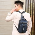 thumbnail image 1 of Multifunctional Crossbody Bag, Strap Backpack Bag Shoulder Chest Bag With USB Charging Port, 1 of 1