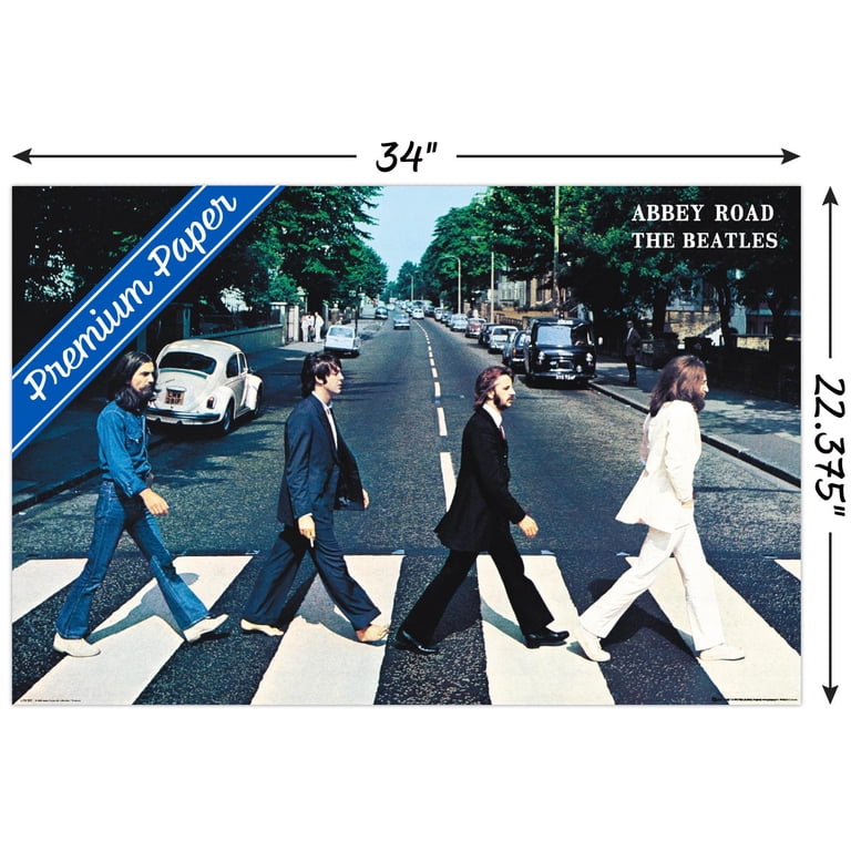 The Beatles - Abbey Road Wall Poster, 22.375