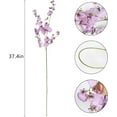 thumbnail image 3 of Artificial Orchids Silk Flowers,10 PCS (Each 37'') White Orchids Artificial Flowers Fake Orchid Long Stem Artificial Flowers Fake Silk Flowers for Indoor Outdoor Wedding Home Office Decoration(White), 3 of 5