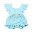 thumbnail image 1 of Newborn Baby Girl Coton Ruffle Romper, 1 of 6