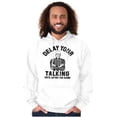 thumbnail image 3 of Delay Talking Until After Game Sports Hoodie Hooded Sweatshirt Men Brisco Brands L, 3 of 6