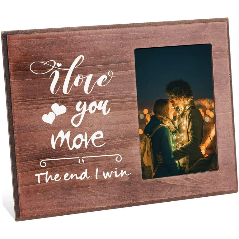Boyfriend and Girlfriend Valentines Day, Anniversary, Birthday, Romantic  Couples Gift - Couple, Husband, Wife, Fiance Picture Frame Gifts For Him or
