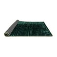 thumbnail image 2 of Ahgly Company Indoor Rectangle Abstract Turquoise Blue Modern Area Rugs, 7' x 9', 2 of 4