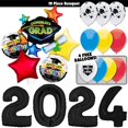thumbnail image 4 of 2024 Colorful Grad! Graduation Balloons Bouquet Kit - For Kids - Congrats Grad Party Decor Decoration Supplies, 4 of 12