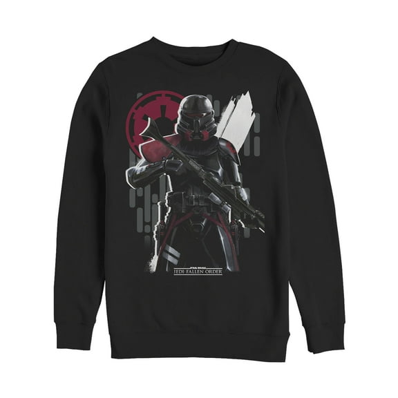 Men's Star Wars Jedi: Fallen Order Second Sister Inquisitor  Sweatshirt Black Small