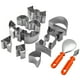 thumbnail image 4 of Halloween Pumpkin Carving Kit 11 Piece Stainless Steel Tools with Orange Handles and Unique Shapes, 4 of 8