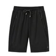 thumbnail image 2 of Wavsuf Mens Shorts Clearance Surf Beach with Pockets Summer Solid Casual Black Swimwear Size 7XL, 2 of 3