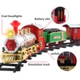 thumbnail image 4 of Muyoka Juguete de tren eléctrico navideño, vagón de riel eléctrico, juego de juguete de tren a batería, carro eléctrico para niños Muyoka Hogar, 4 of 7