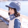 thumbnail image 6 of Enyan Kids Winter Hats Girls Knit Beanie Visor Cap Thick Warm Beanies with Brim for Little Toddler Girl, 6 of 6
