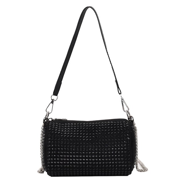 Bolso bandolera para mujer para cena fiesta diamantes de imitación bolso de viaje bolsos de mano con diamantes