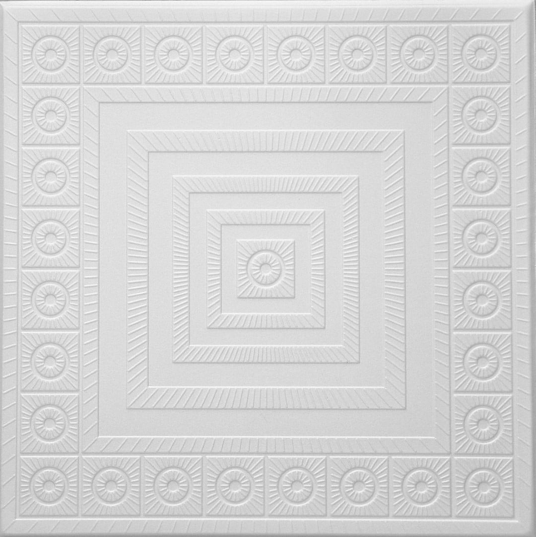 Styro Pro Polystyrene Decorative Ceiling Tiles 48pack Walmart Canada