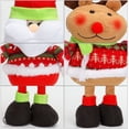 thumbnail image 4 of Luxtrada Christmas Santa Claus Reindeer Handmade Plush Doll Retractable Long Legs Table Decor for Decorations Indoor Home Decor, 4 of 8