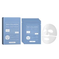 Tkrady Facial Mask Collagen Hydrating Moisturizing Skin Firming Anti- & Anti-Aging & Fine Lines Mask A Box Of 4pc 3ml
