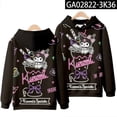 thumbnail image 2 of Chandail à Capuchon Kawaii Hello Kitty Sanrio pour Femme, Tenue d'Automne, Chandails Amples, Haut Ample, Chandail Coréen pour Femme, Mode, Long Hello Kitty HOEMLIN, 2 of 7