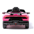 thumbnail image 3 of KidsVIP 12V Lamborghini Huracan 4x4 Ride-On Car W/ Rubber Wheels, Bluetooth Music & Remote, 3 of 6