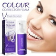 LEHOZIHEQ Deals 60ML Foam Color Corrector, Purple Tooth Whitening Tooth Stain Removal, Tooth