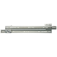 Zing Slide - Knape & Vogt 1300P ZC 12 Drawer Slide, 75 lb Weight Capacity, Steel, Zinc