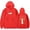 Red, variant on Raveena Aurora Where The Butterflies Tour 2025 Merch Hoodie Pockets Drawstring Unisex Hooded Sweatshirt Fashion Clothing