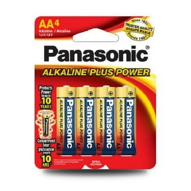 Panasonic Alkaline Plus Power AA Batteries (4-Pack)