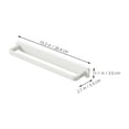 thumbnail image 2 of WHAMVOX Self Adhesive Towel Bar No Drill Hand Towel Hanger  Adhesive Hook Self Adhesive Towel Holder Modern Towel Hook Bathroom Towel Rack White, 2 of 7