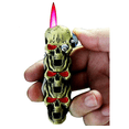 thumbnail image 5 of Red Flame Windproof Lighter with Pocket Knife,Skull Design Butane lighter, 5 of 5